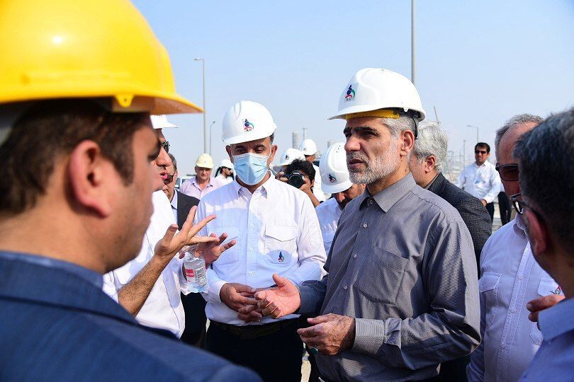 پیشرفت ۵۲ درصدی طرح ایران ال‌ان‌جی